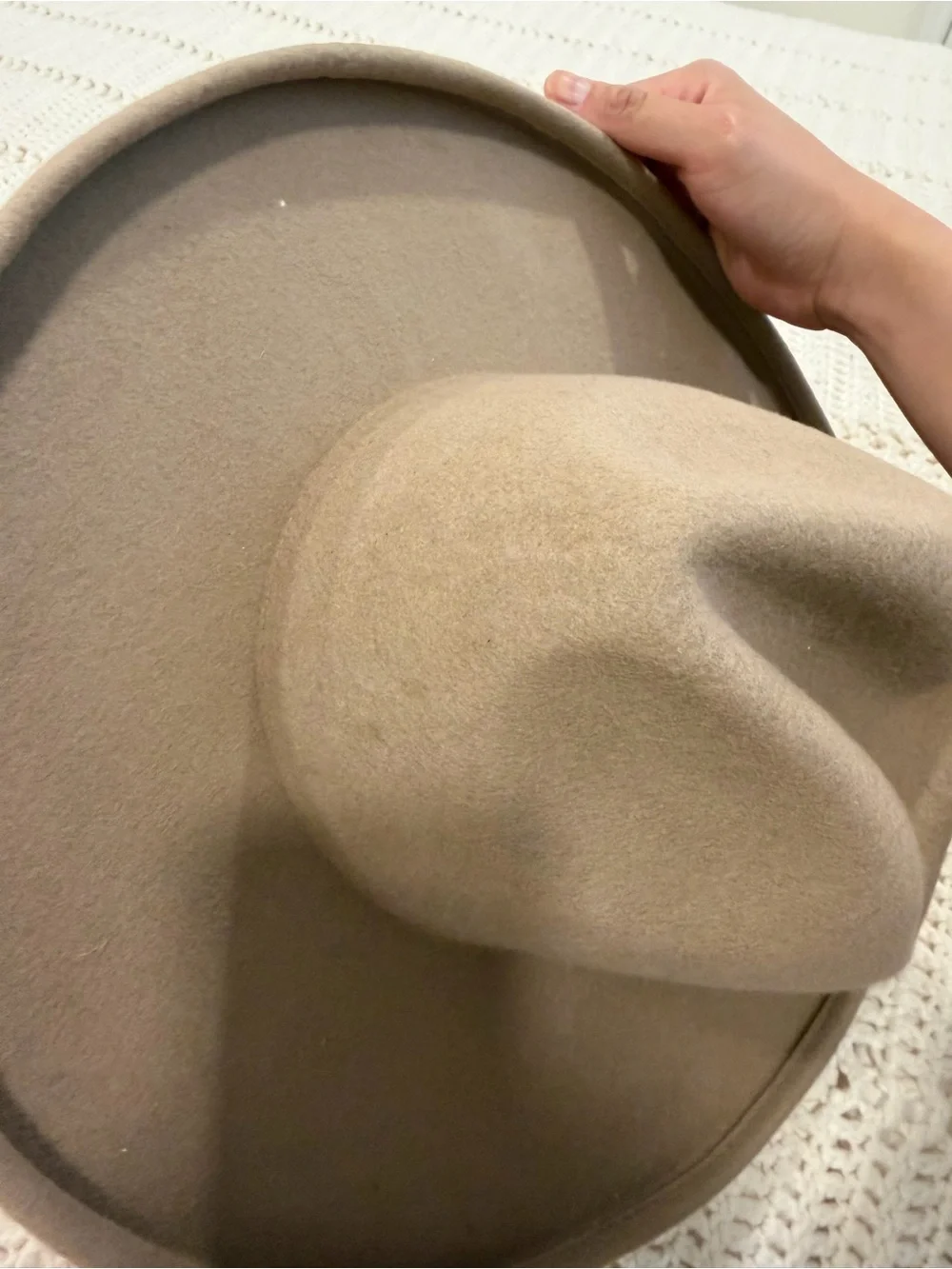 Gigi Pip Wide-Brim Wool Hat